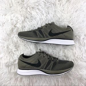 nike flyknit trainer mens olive